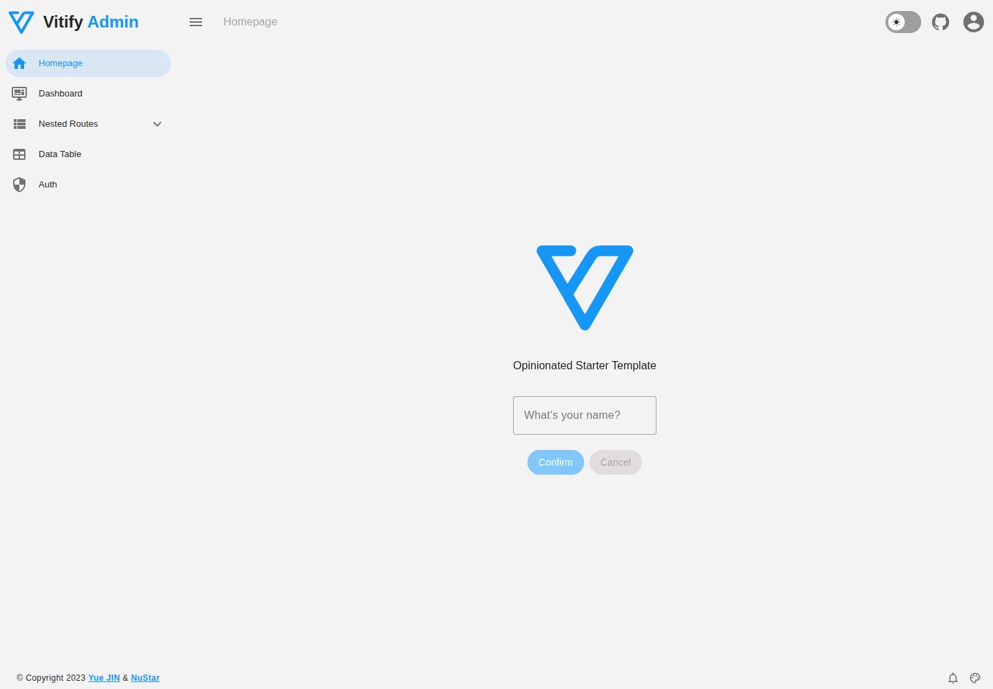 vitify-nuxt 网站模板截图
