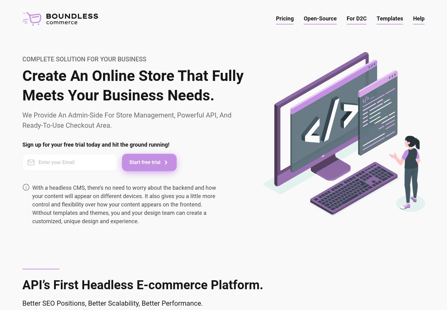 boundless-nextjs-ecommerce-template 网站模板截图