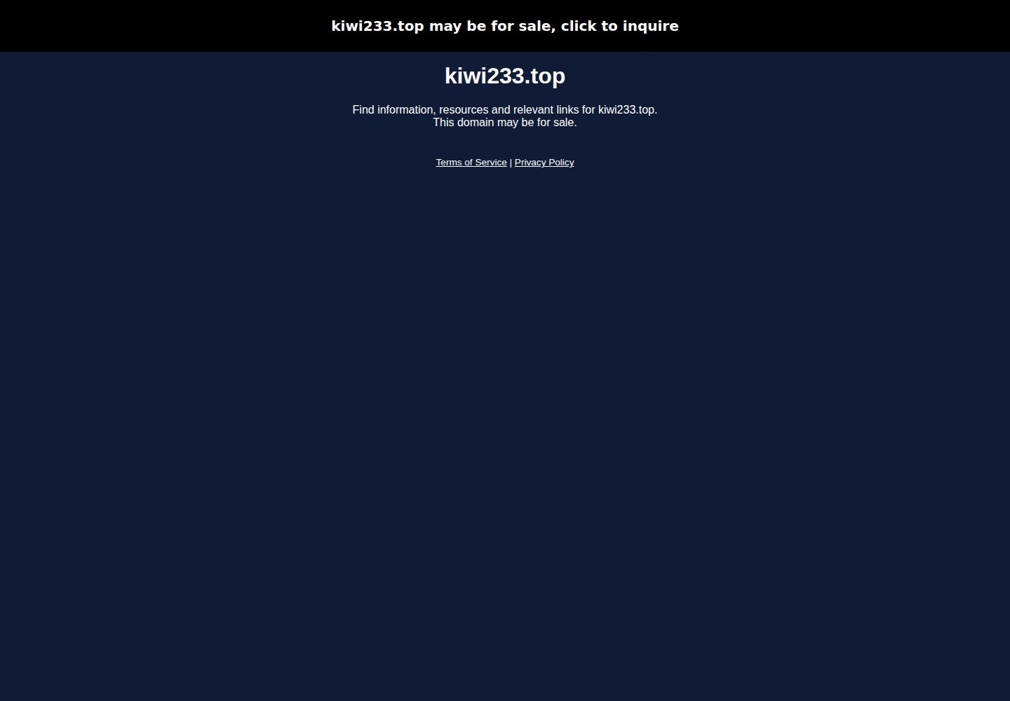 KiwiBlog 网站模板截图