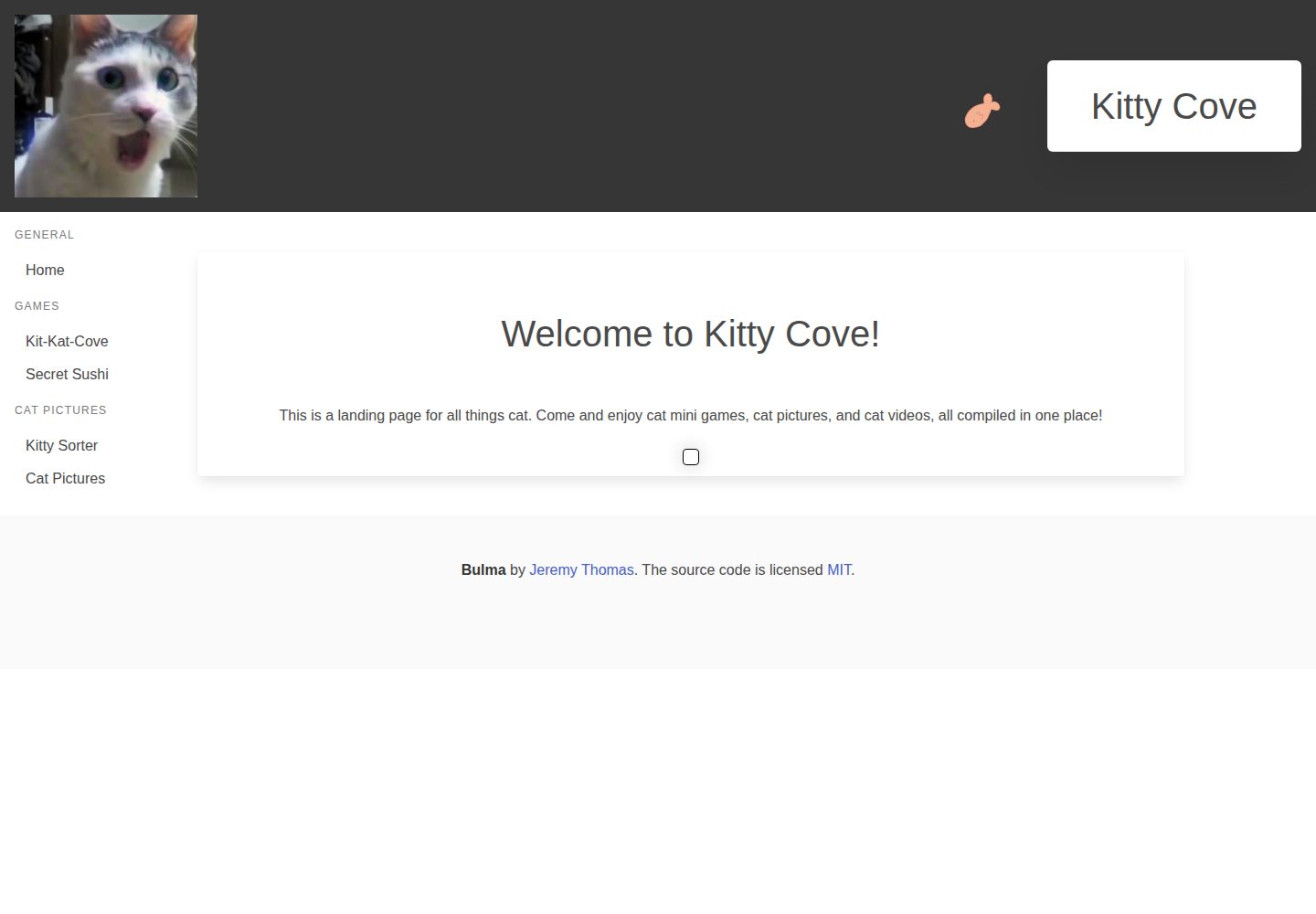 Kitty-Cove 网站模板截图