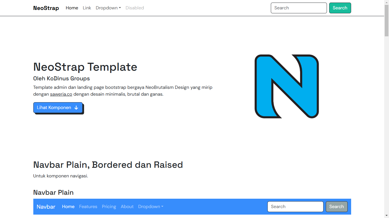 neostrap-core 网站模板截图