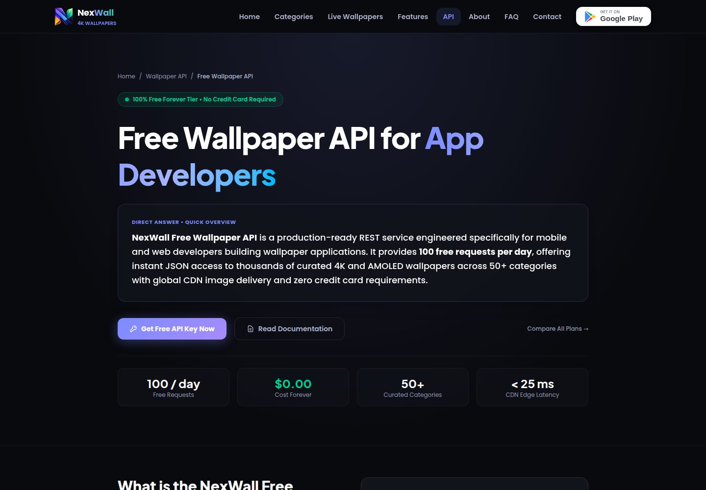 nexwall-web-starter 网站模板截图