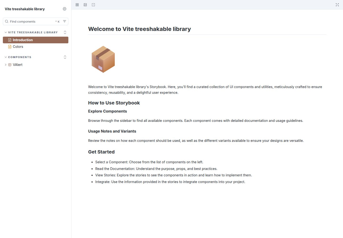 vite-treeshakable-library 网站模板截图