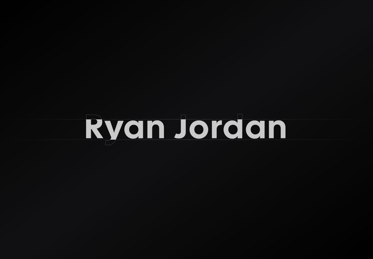 ryanjordan.me · Desktop homepage