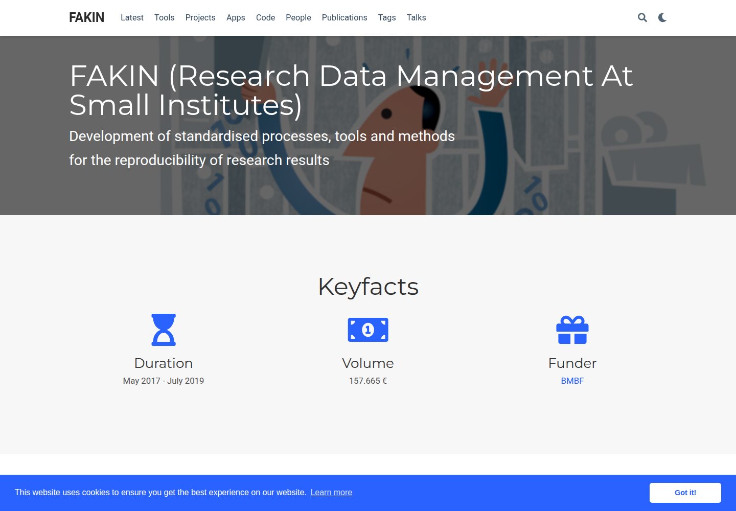 fakin 网站模板截图