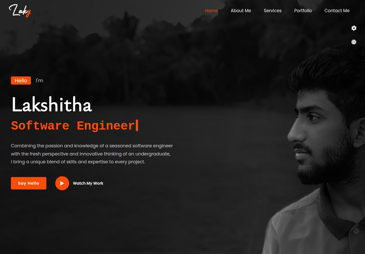 Dynamic-Portfolio-Website 网站模板截图
