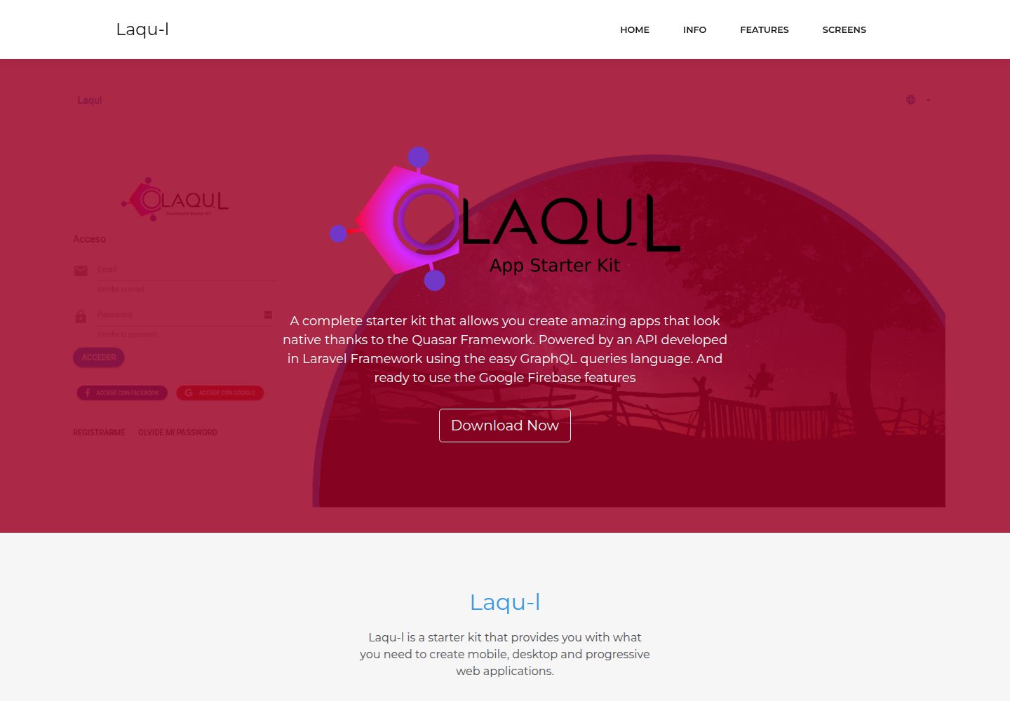 laqul 网站模板截图