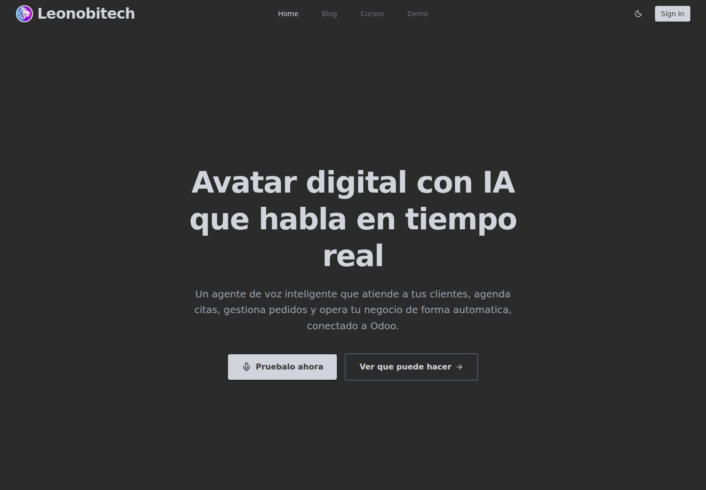 fullstack-frontend-core · Desktop homepage