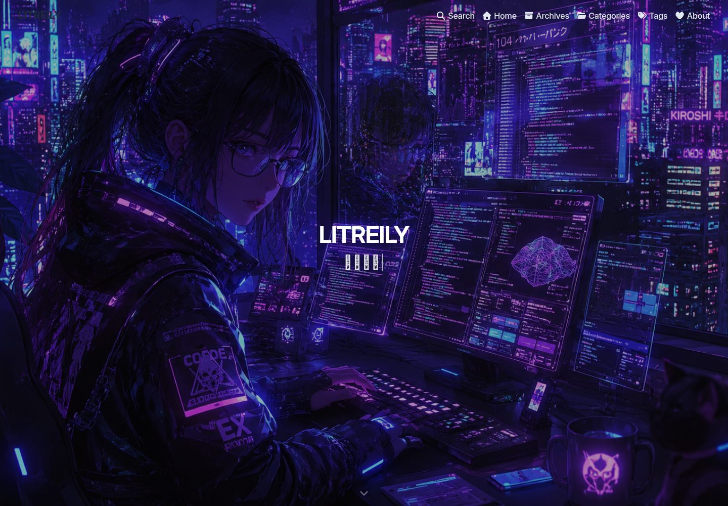 hexo-theme-snark 网站模板截图