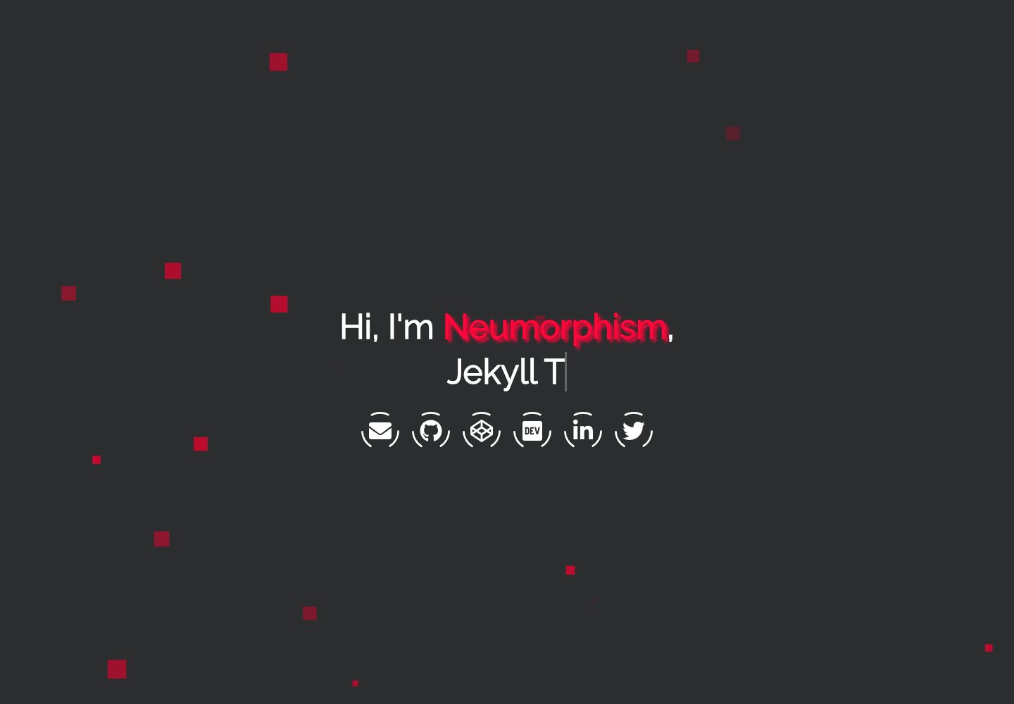 neumorphism 网站模板截图