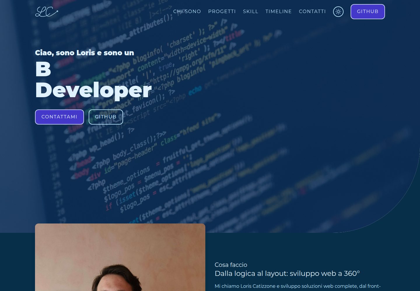 personal-website 网站模板截图