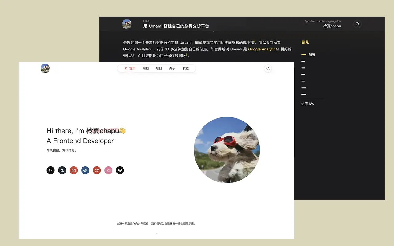 Blogs 网站模板截图