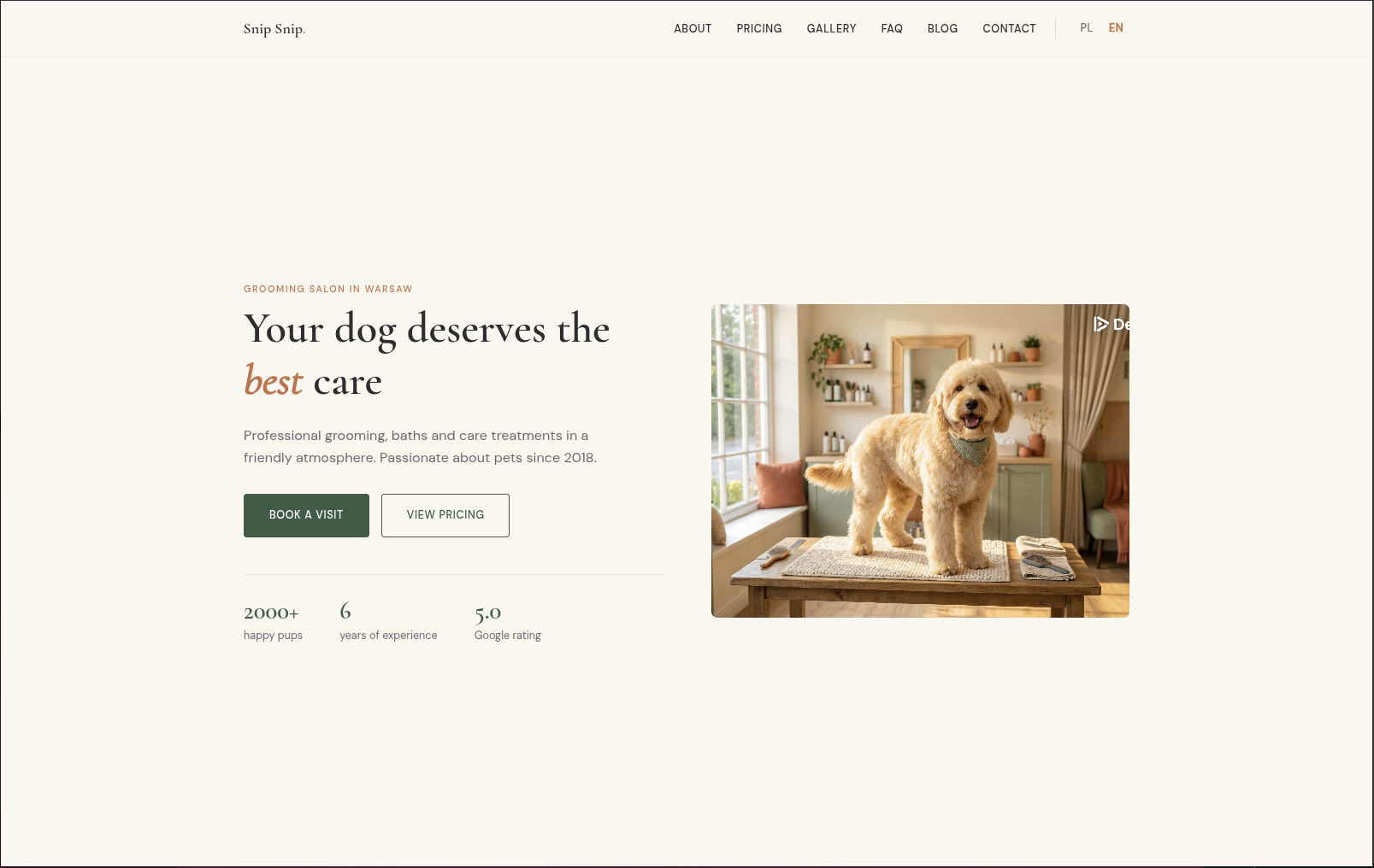 localcraft Website Template Screenshot