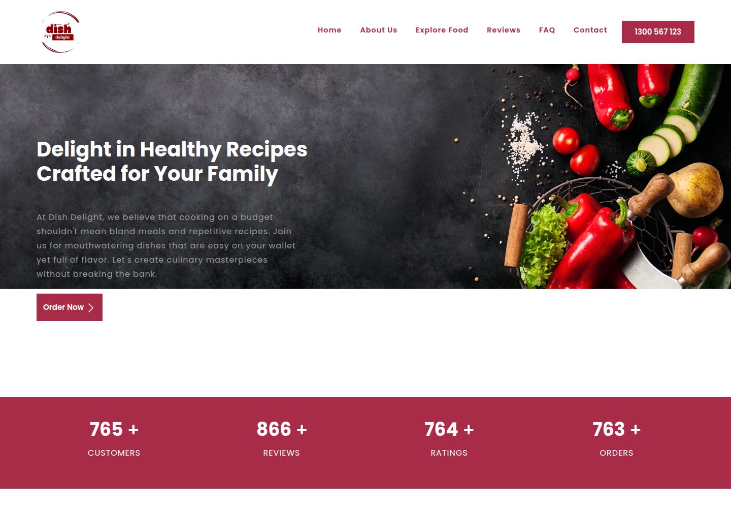 Restaurant-Website-Template 网站模板截图