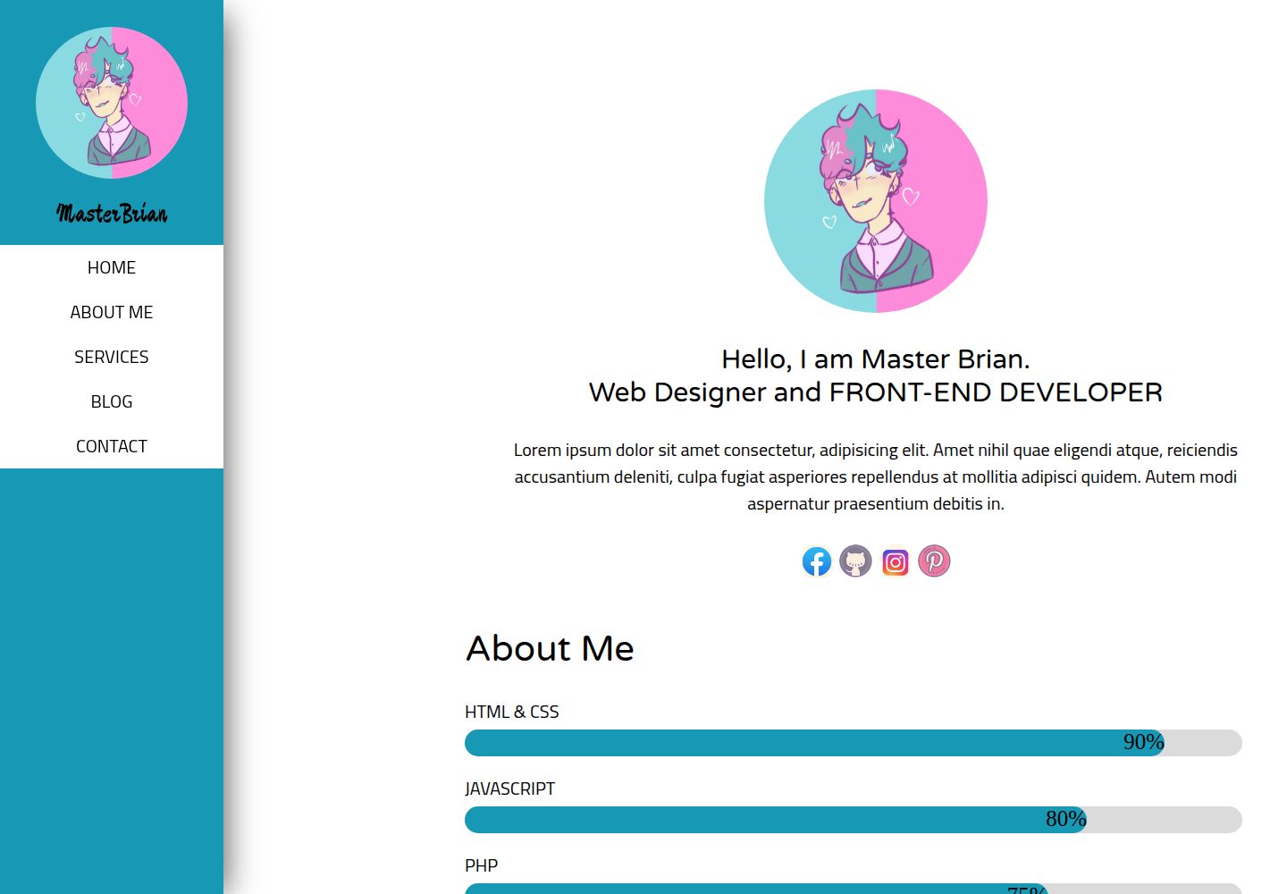 Responsive-Personal-Website-Template 网站模板截图