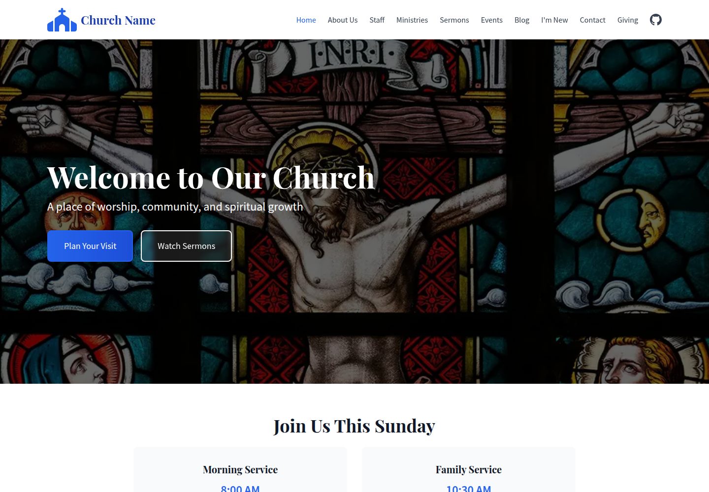 maucariapacom-church-starter 网站模板截图