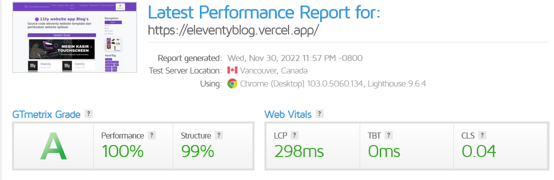 eleventyblog 网站模板截图
