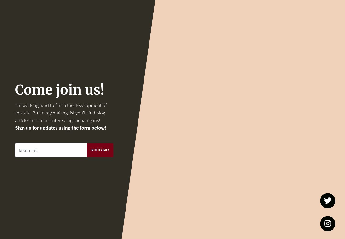 landingpagetinkering · Desktop homepage