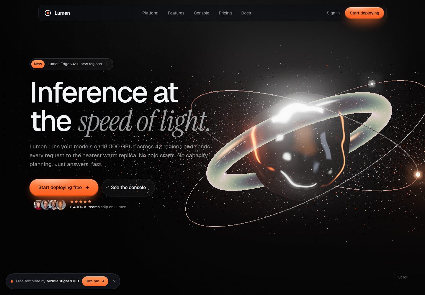 lumen-saas-landing-page-template 网站模板截图