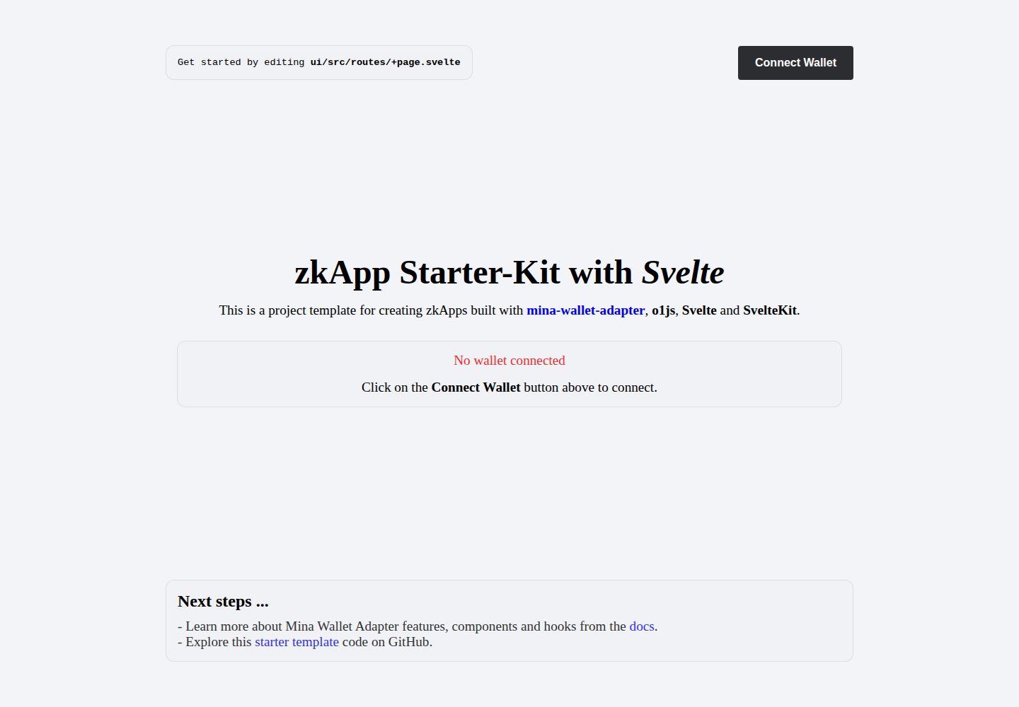 starter-kit-svelte 网站模板截图