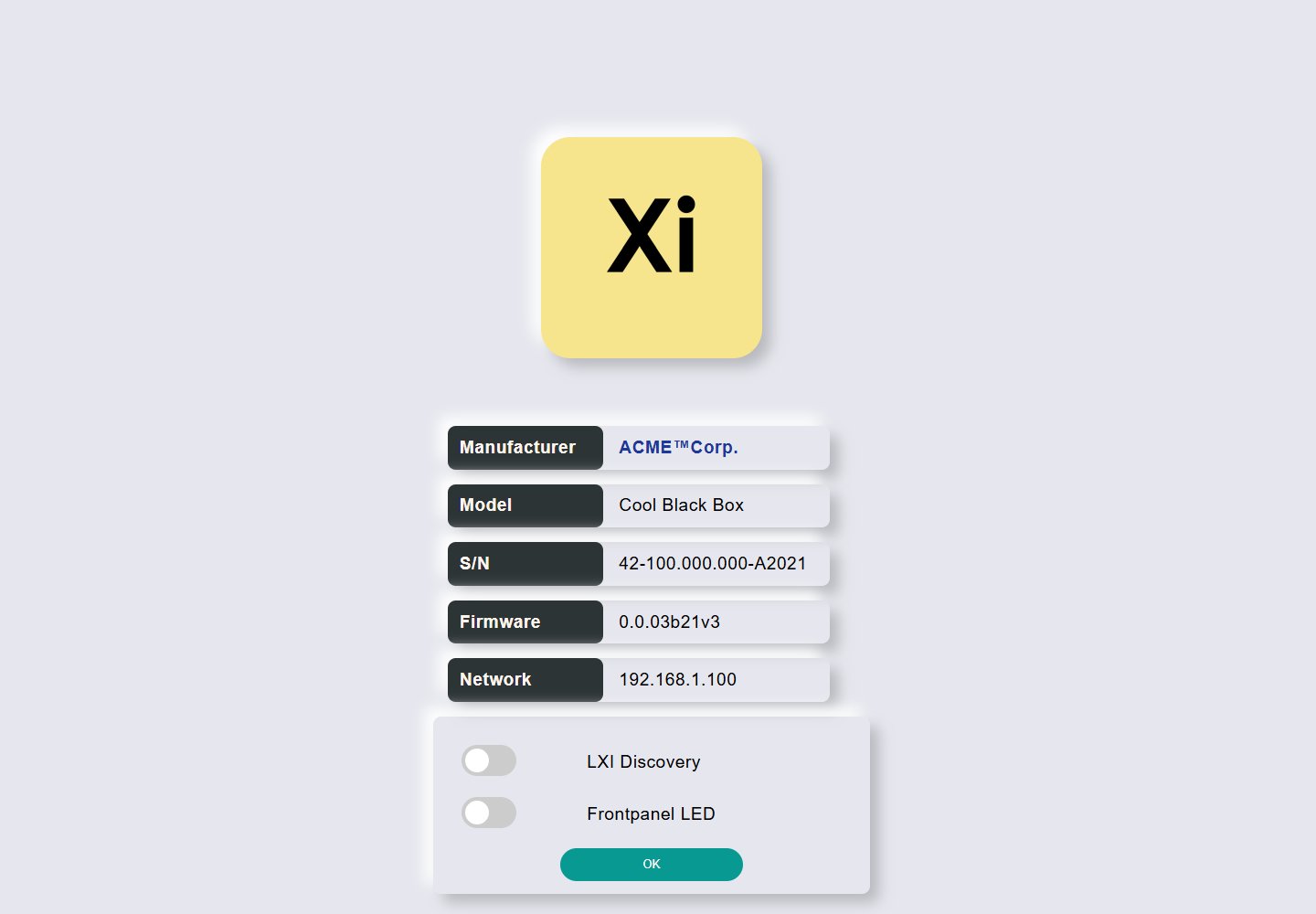 webxi · Desktop homepage
