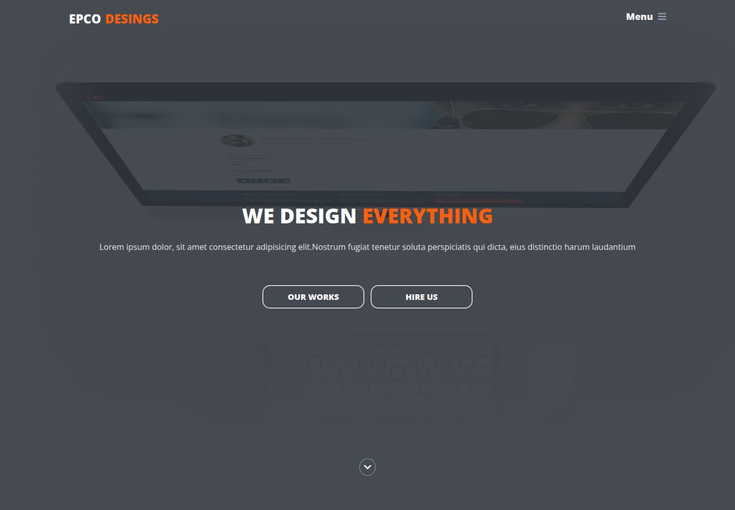 epco-designs · Desktop homepage