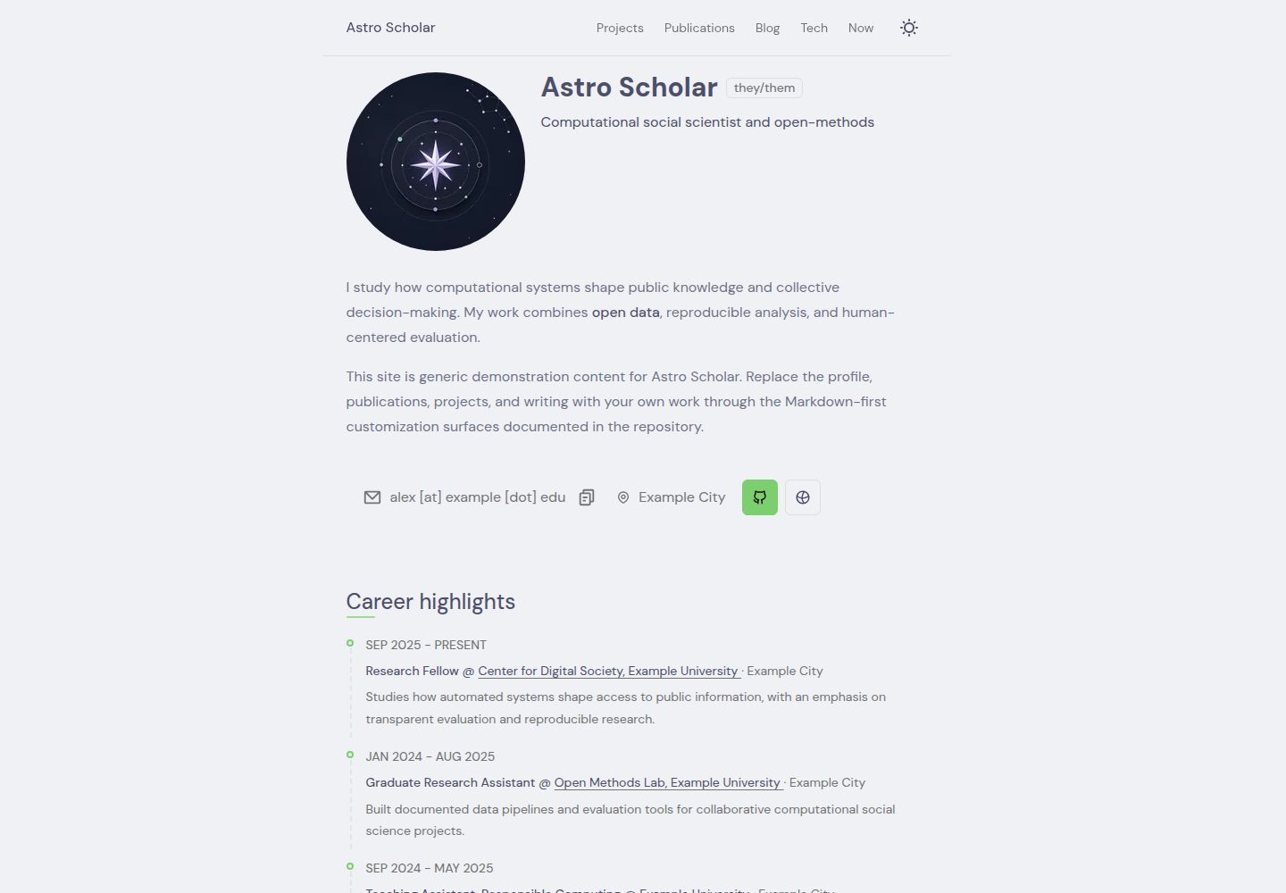 myscholar 网站模板截图