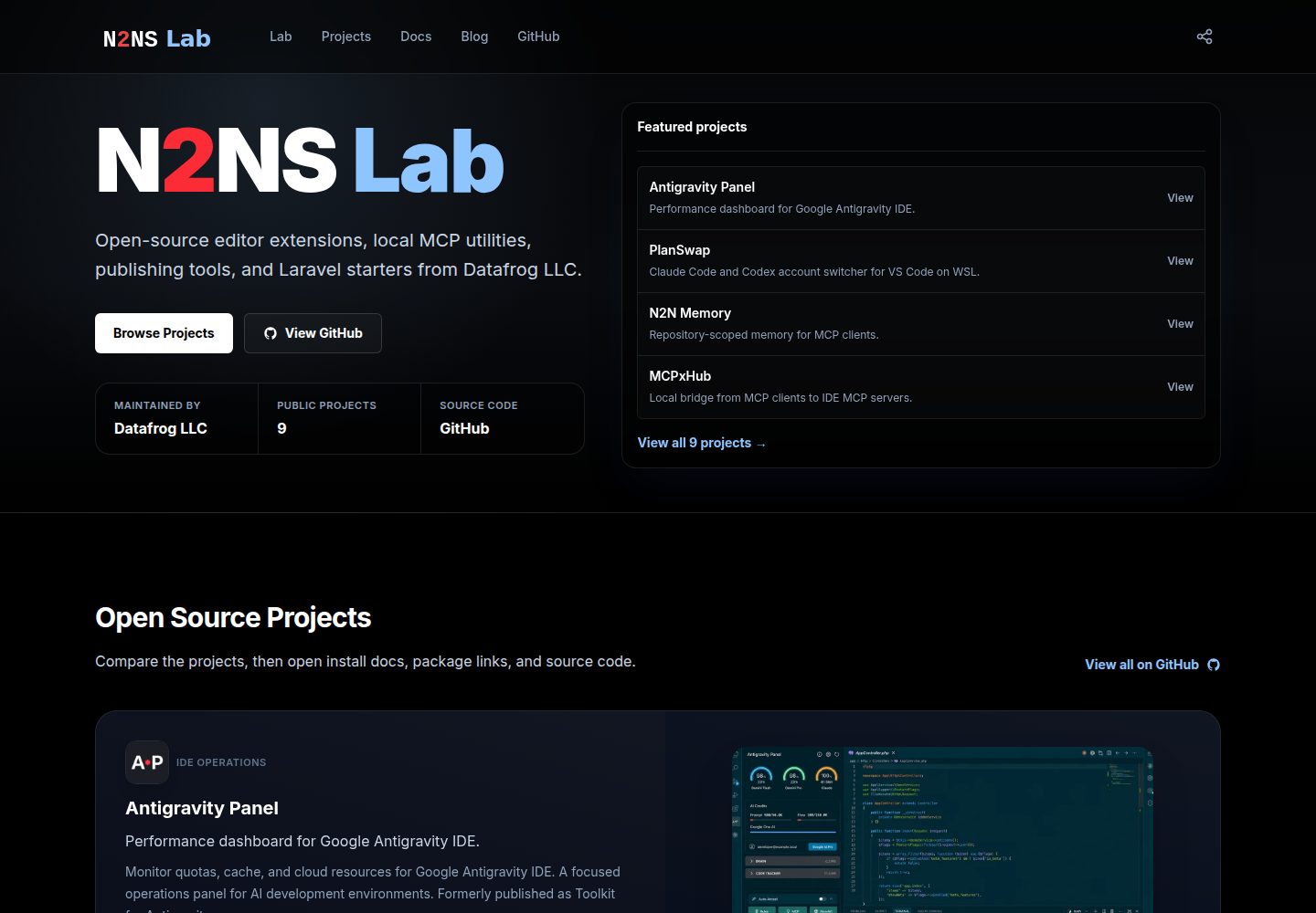 laravel-saas-kit 网站模板截图