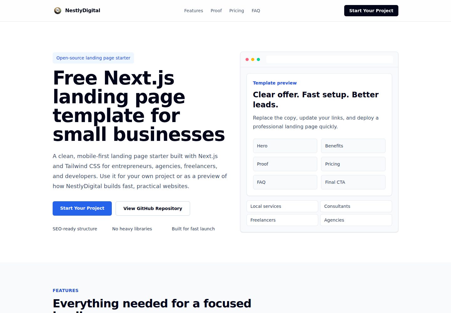 landing-page-template 网站模板截图