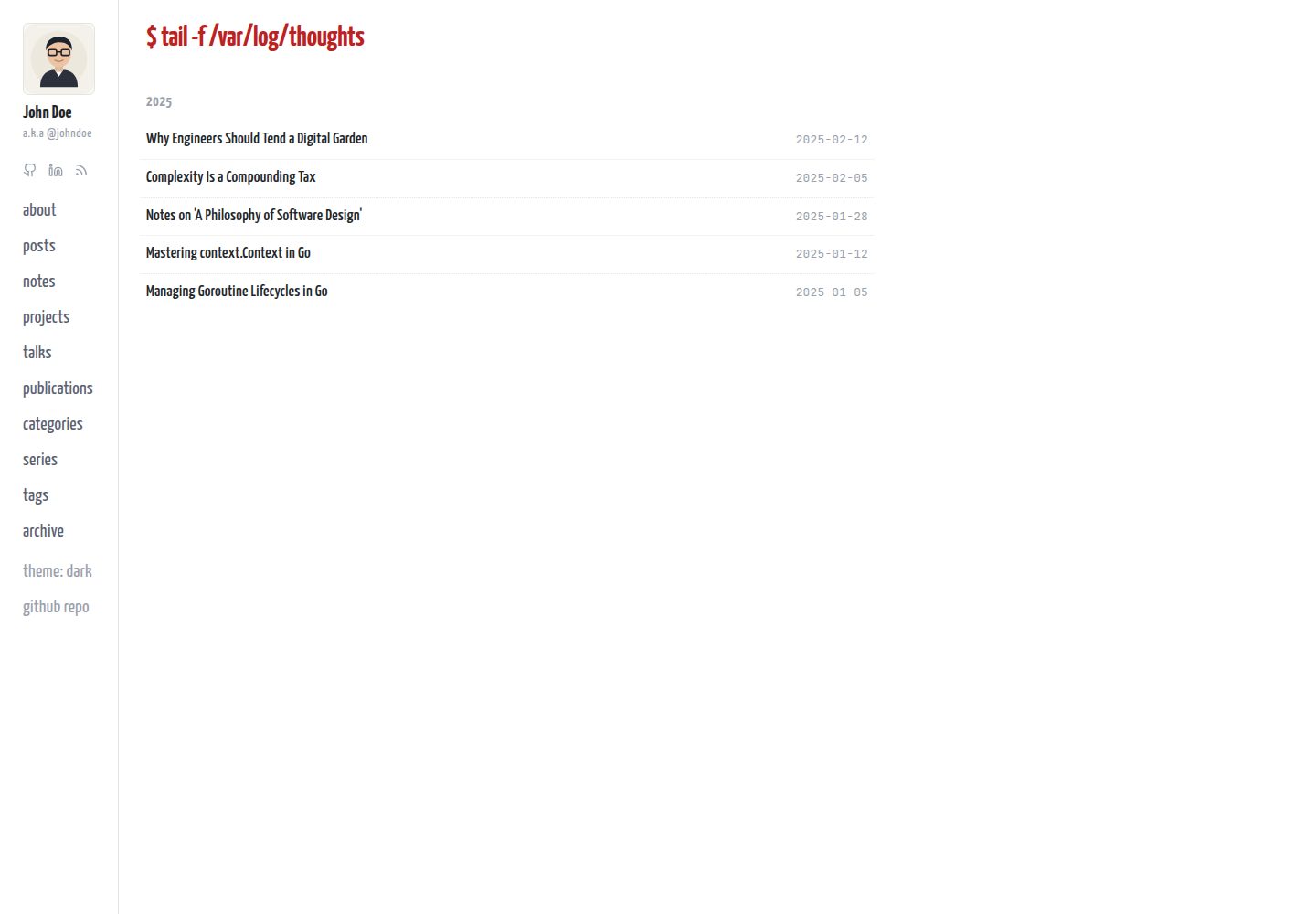 breath · Desktop homepage