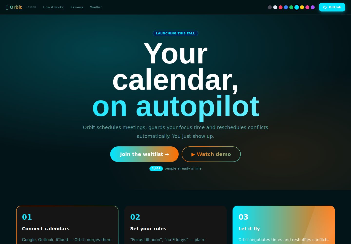 astro-njx-launch 网站模板截图