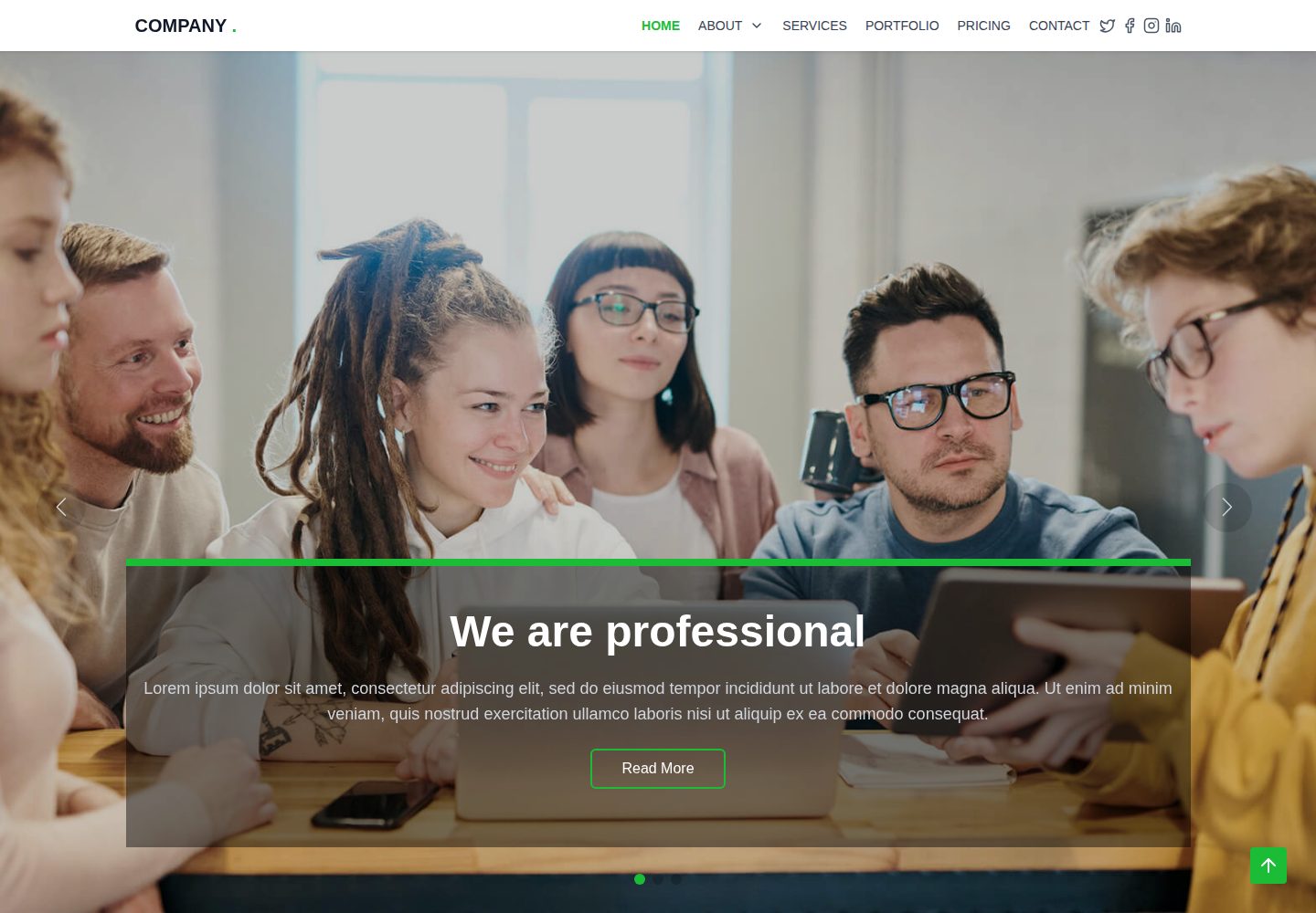 index-company-template 网站模板截图