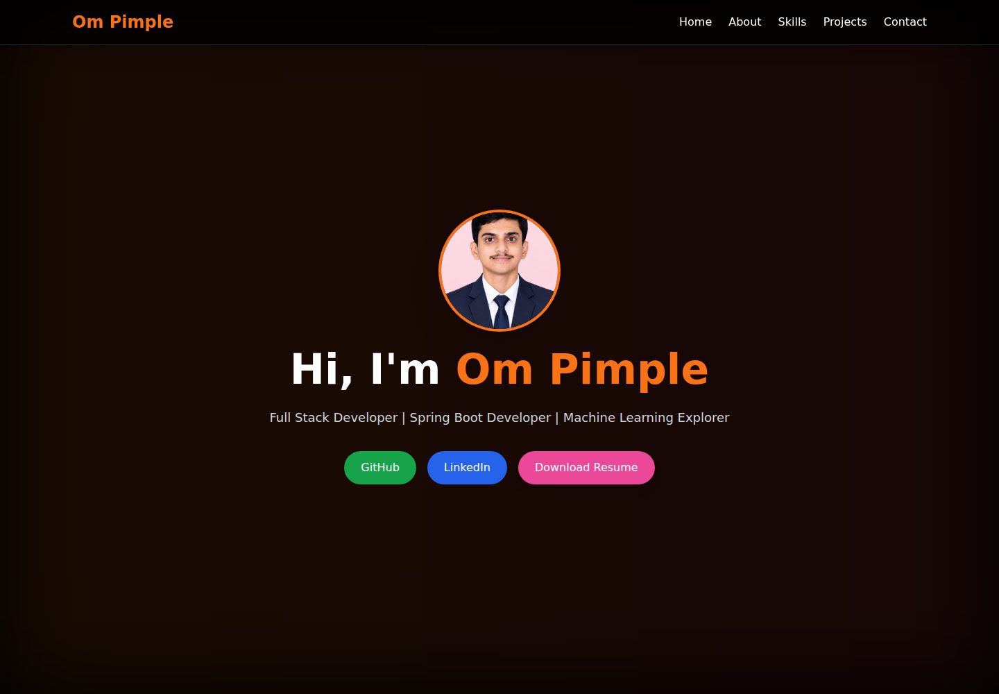 My-Personal-Portfolio 网站模板截图