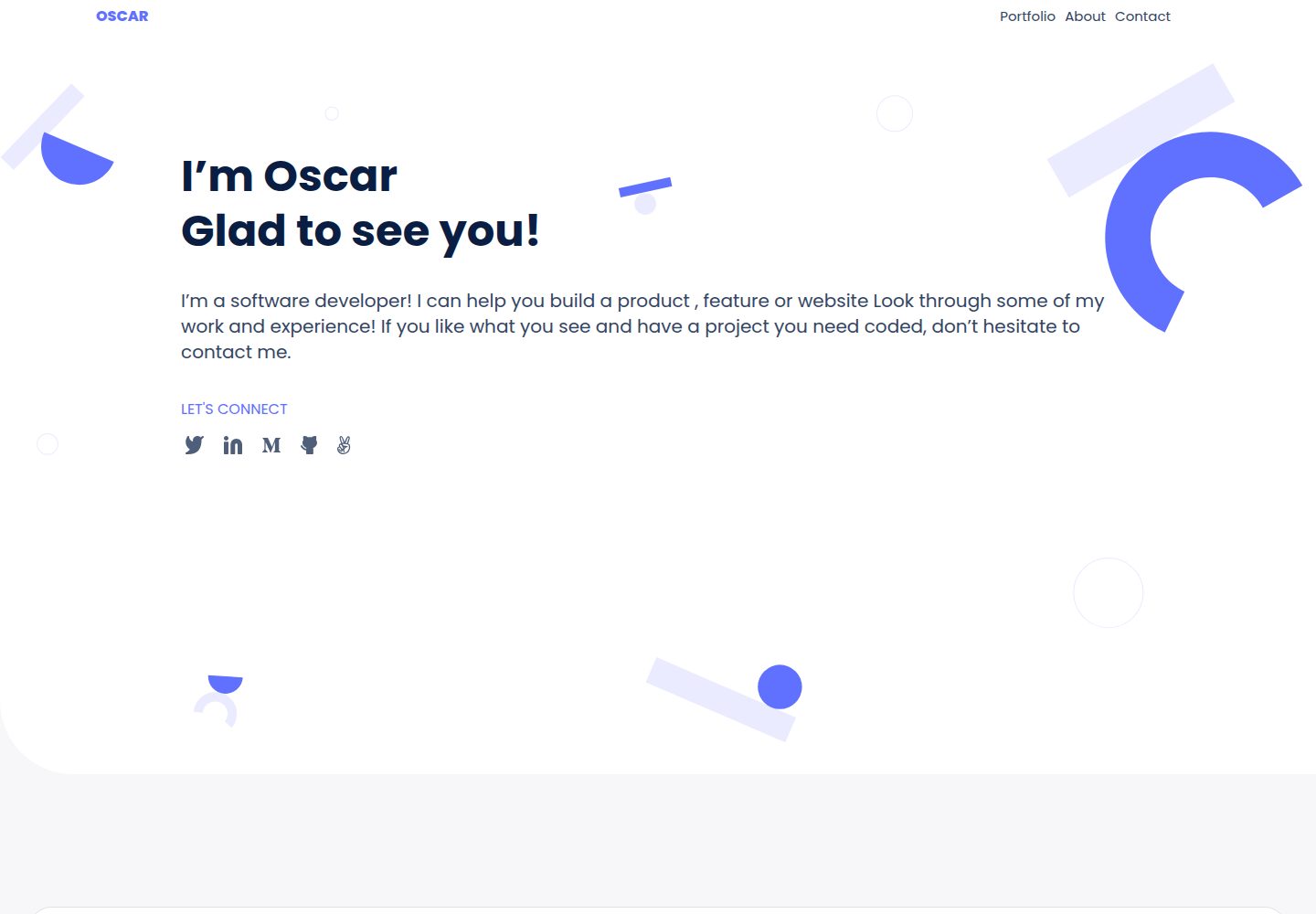 Portfolio-project 网站模板截图