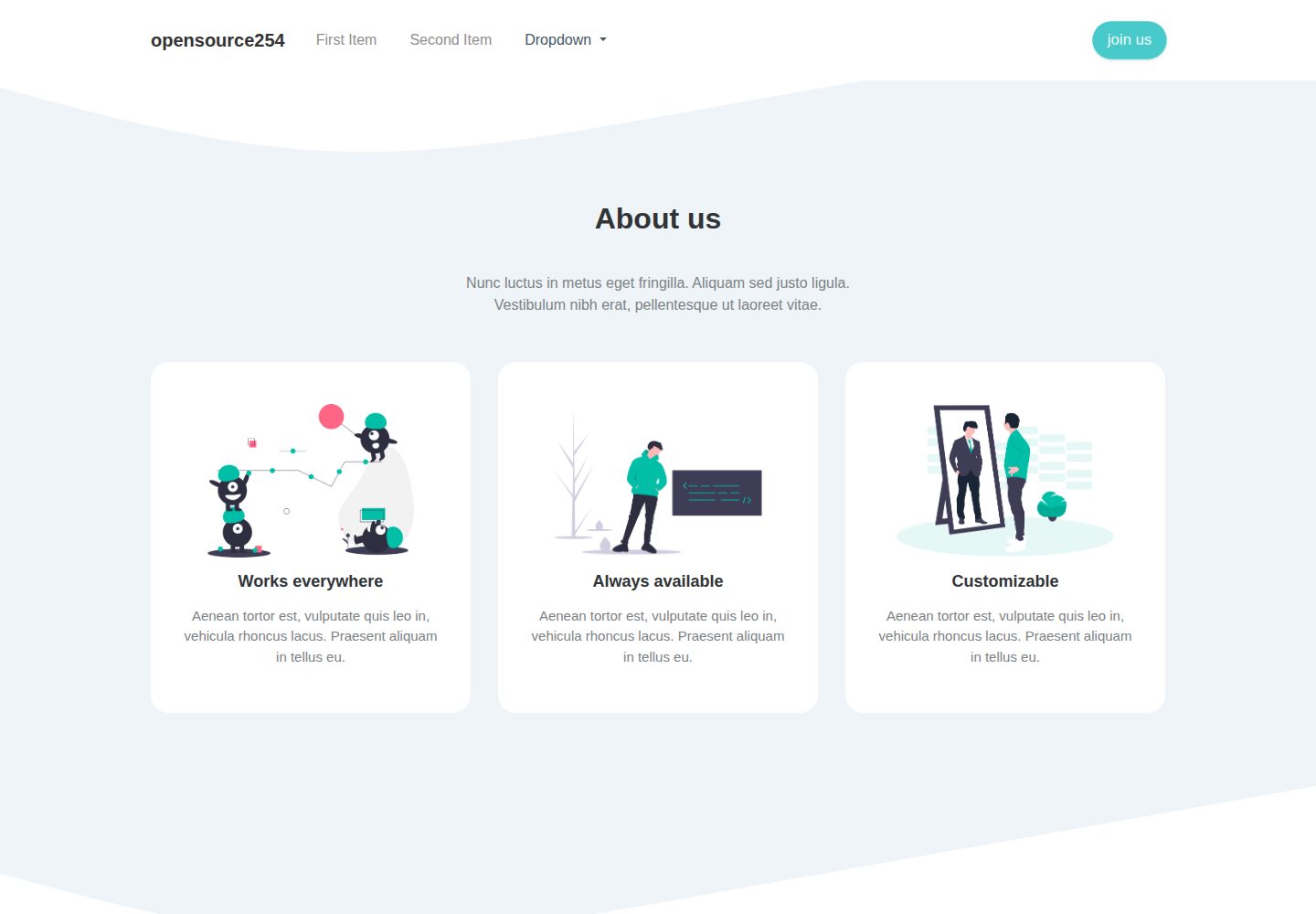 website-proposal 网站模板截图