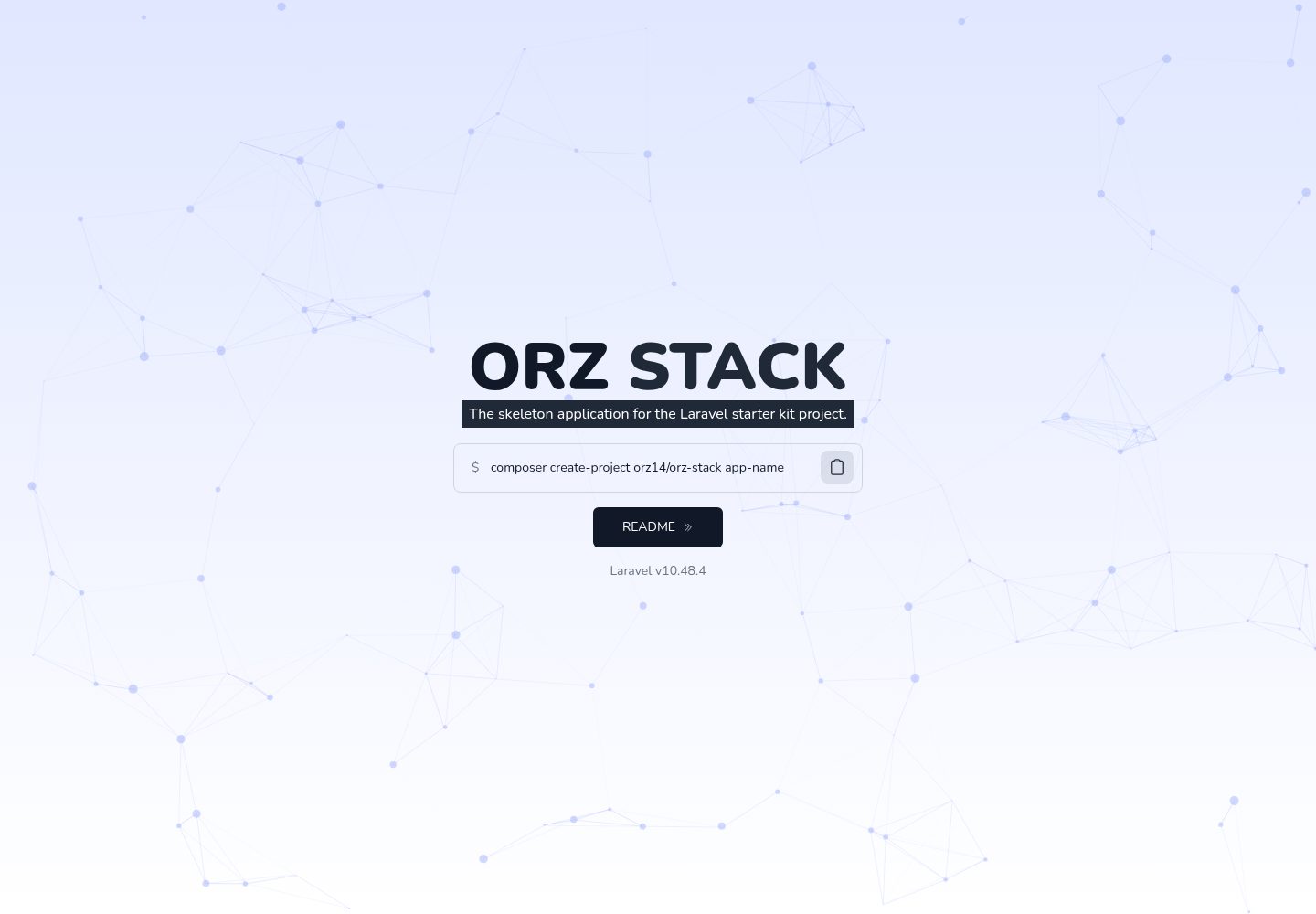 orz-stack · 桌面端首页