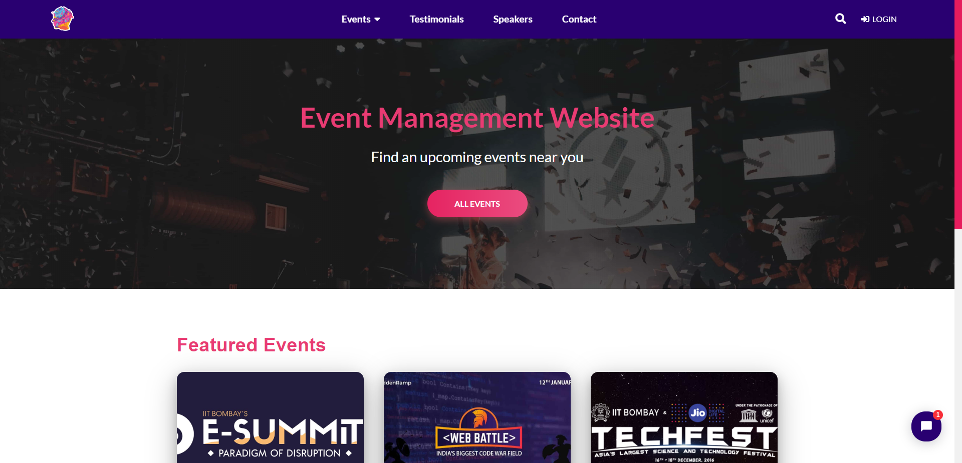 webbattle-event 网站模板截图