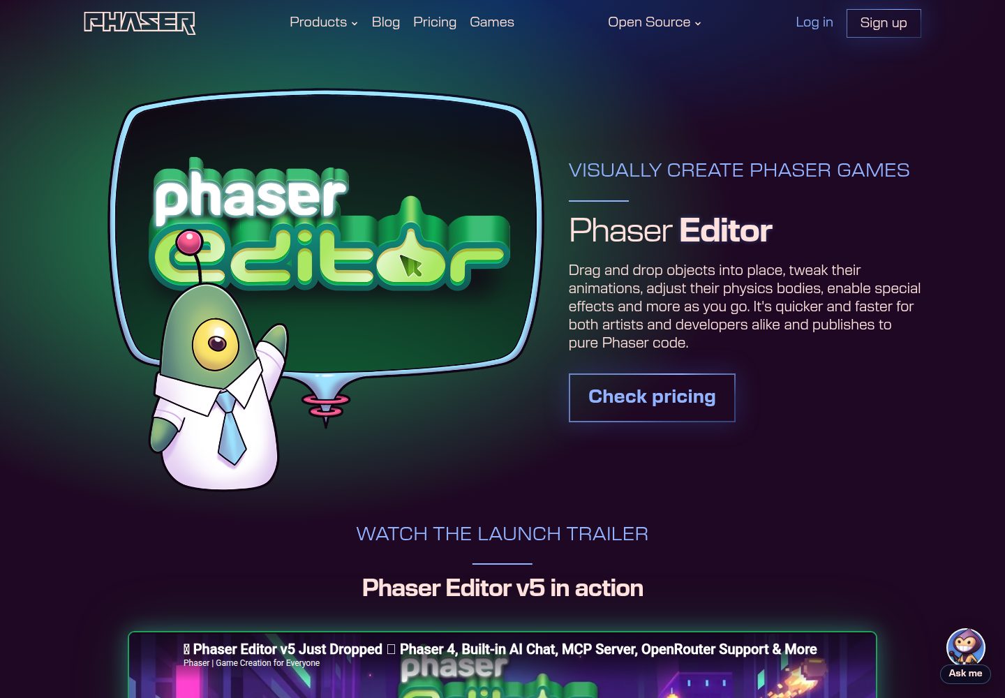 phaser-editor-template-solid 网站模板截图