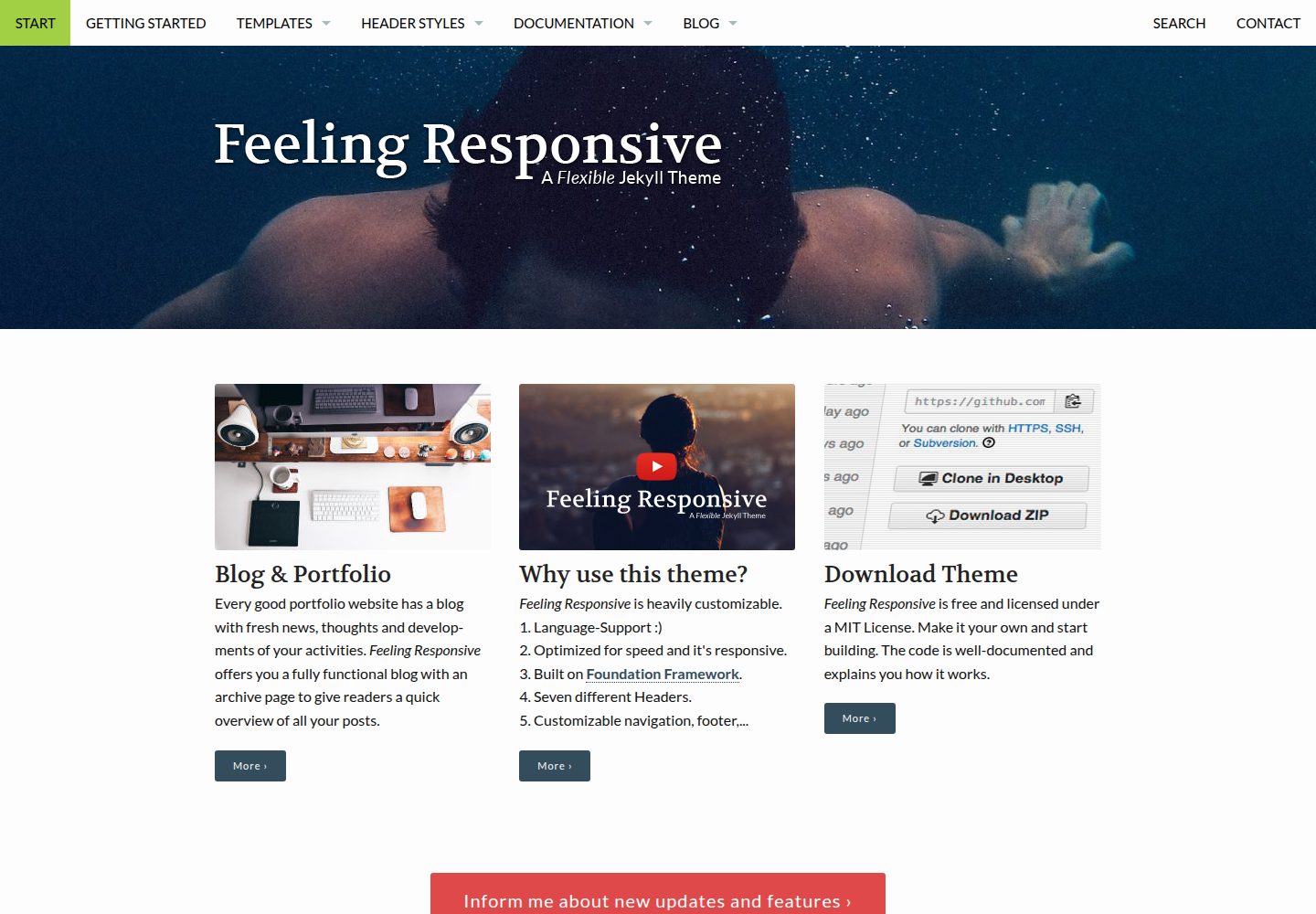 feeling-responsive 网站模板截图