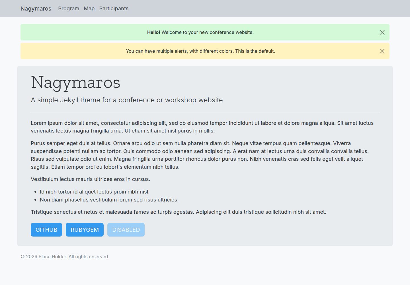 jekyll-nagymaros 网站模板截图
