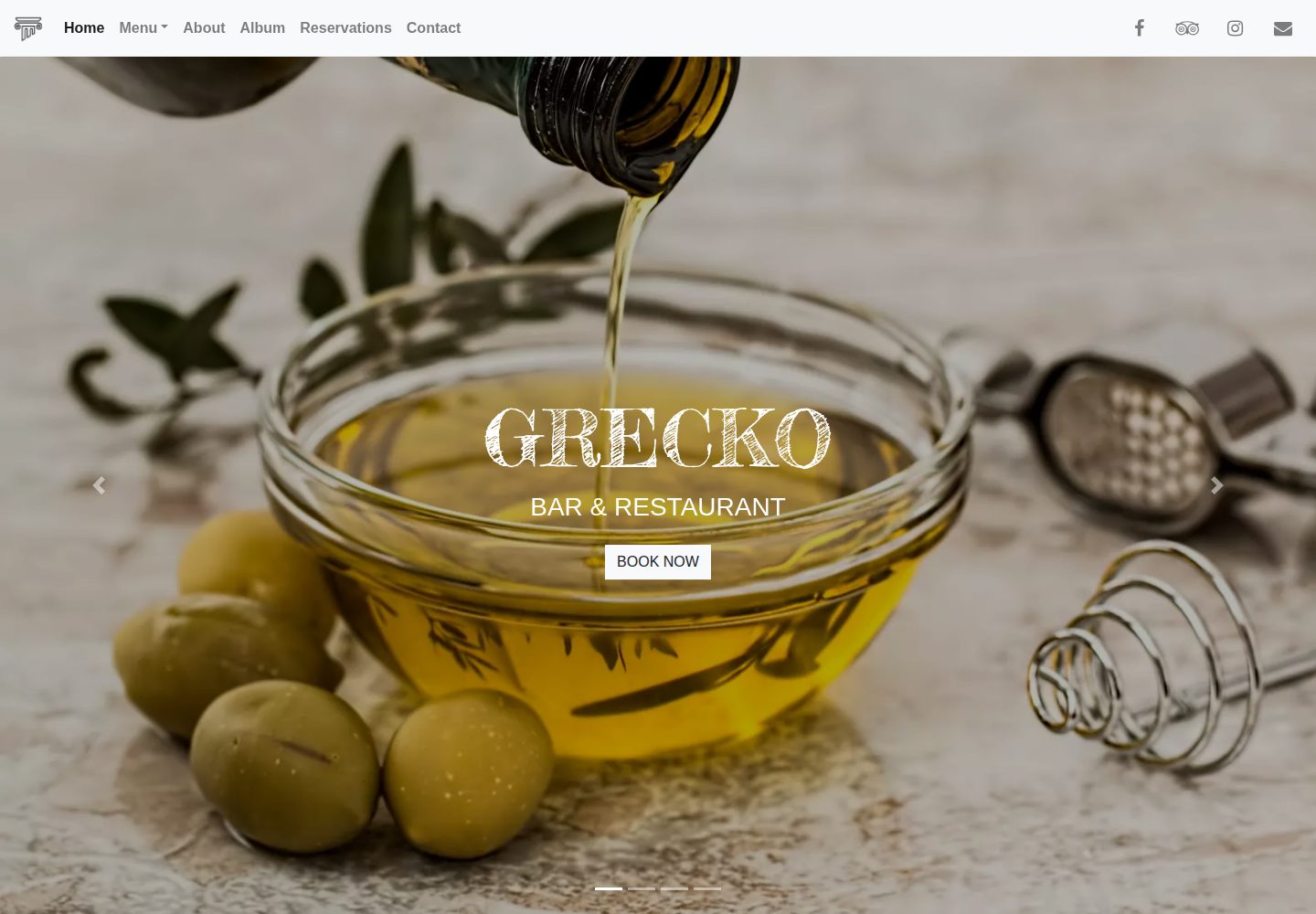 grecko 网站模板截图