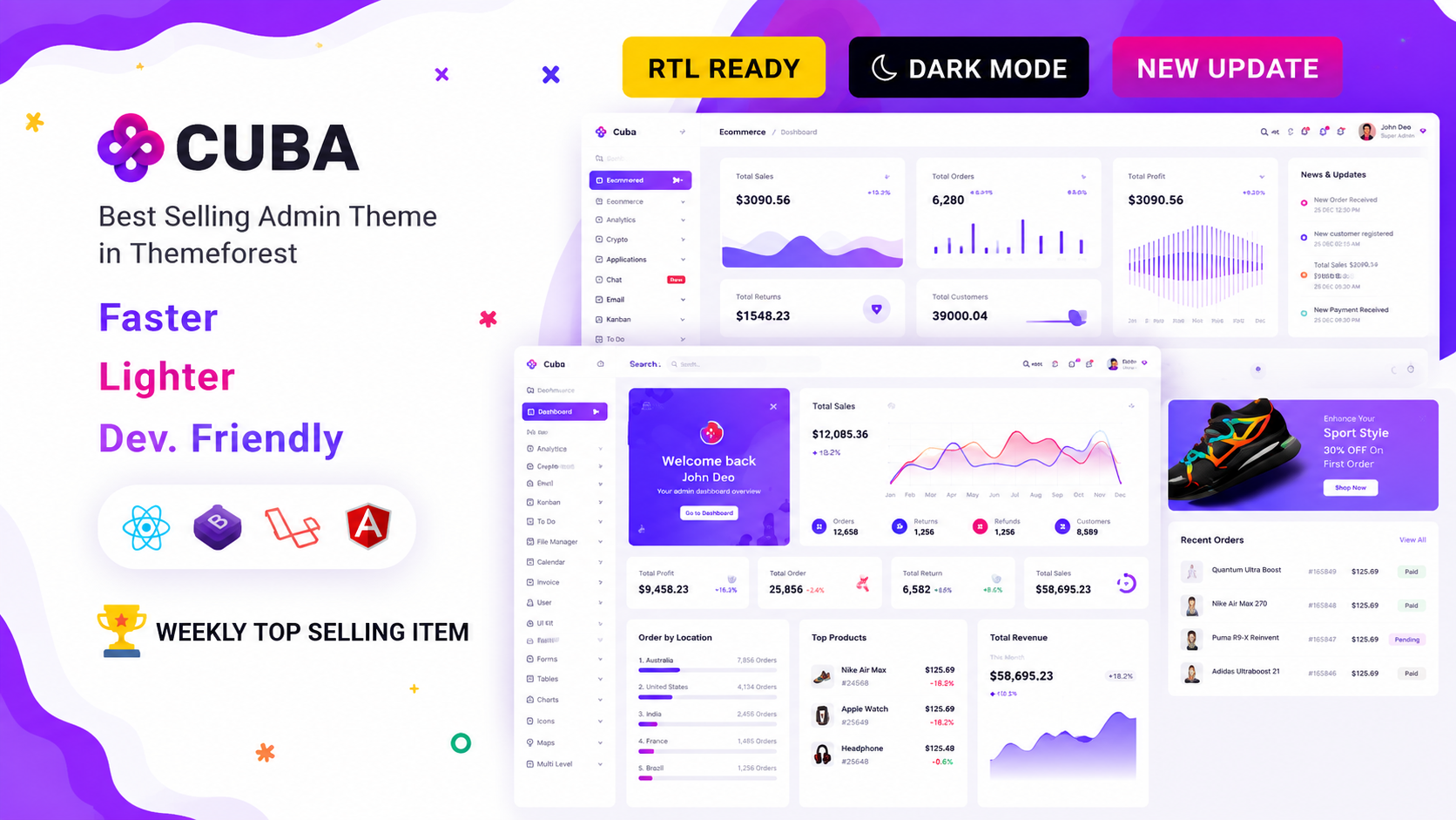 Cuba-Free-React-Admin-Template 网站模板截图