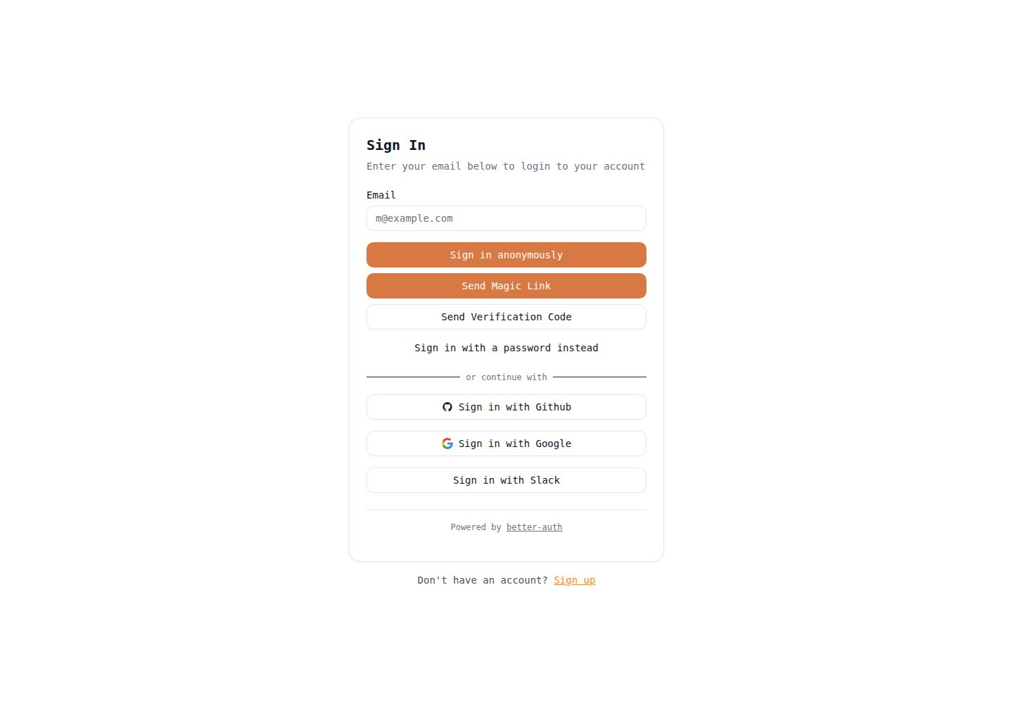 next-convex-betterauth-template 网站模板截图