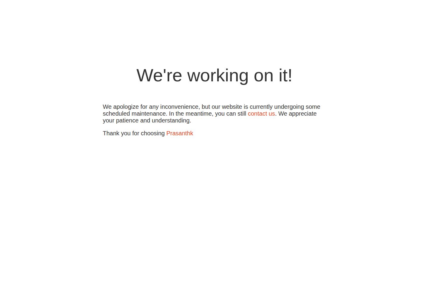 website-under-maintenance · 桌面端首页