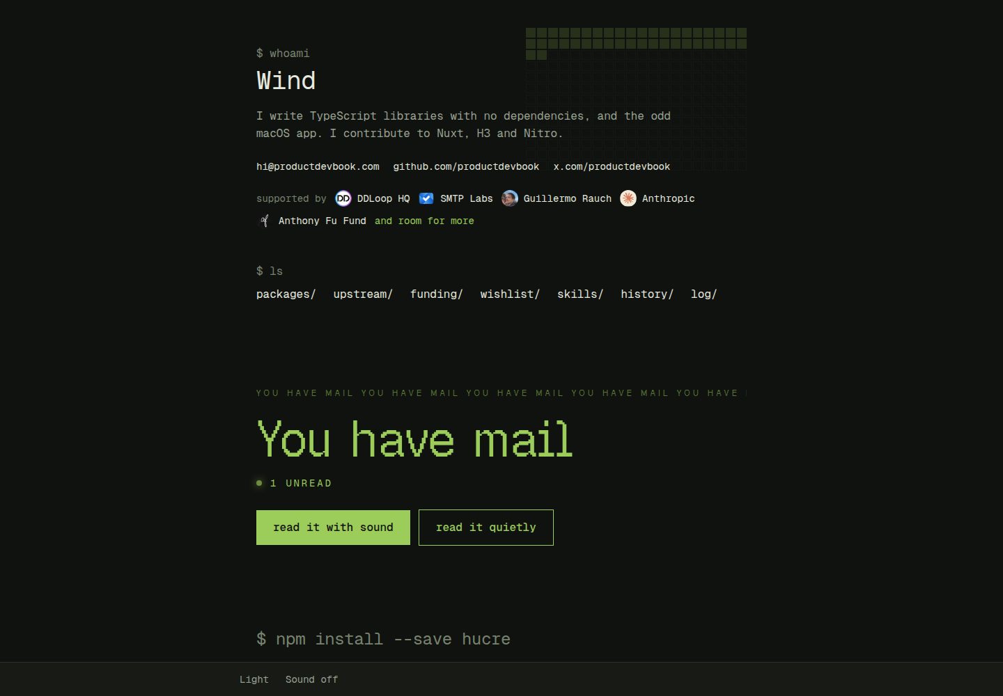 nuxt-bundle-template 网站模板截图