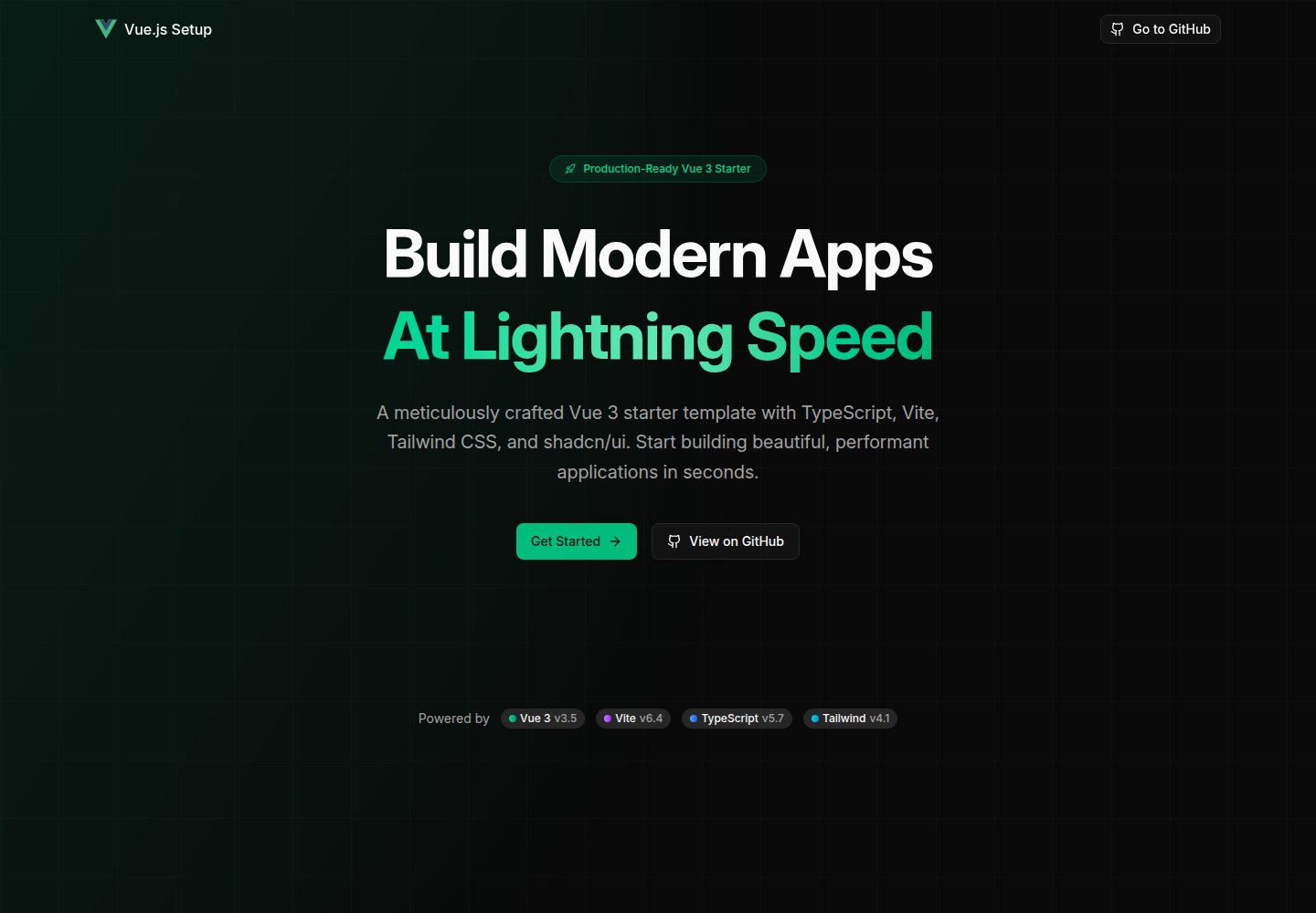 vue-setup · 桌面端首页