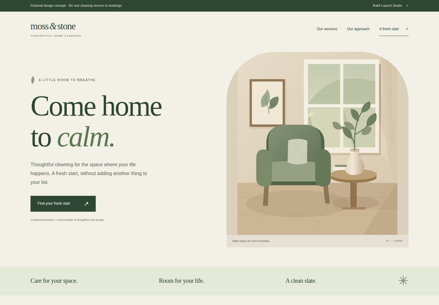 moss-stone-landing-page 网站模板截图