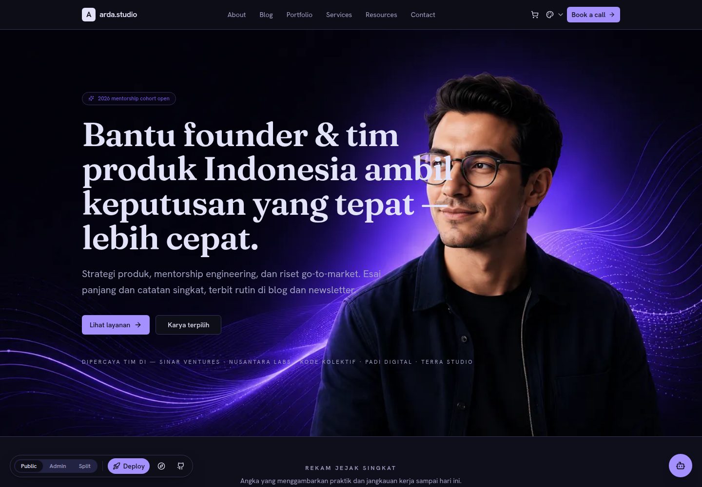 template-personal-brand-os 网站模板截图