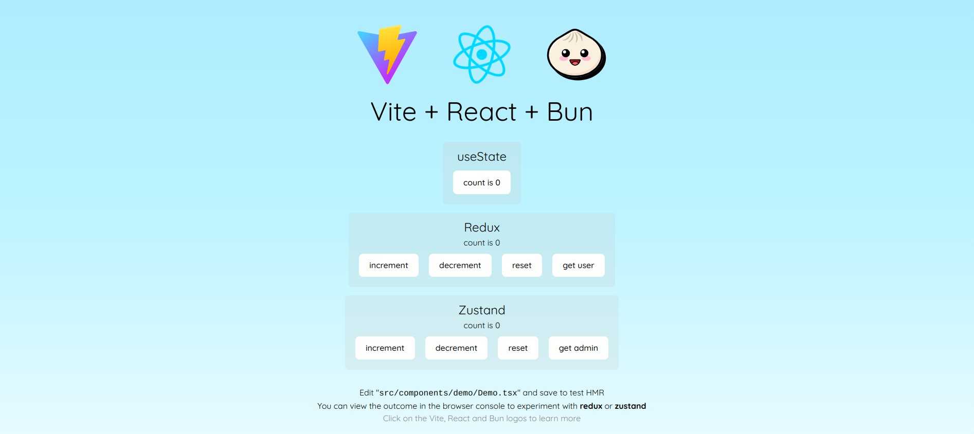 react-boilerplate 网站模板截图