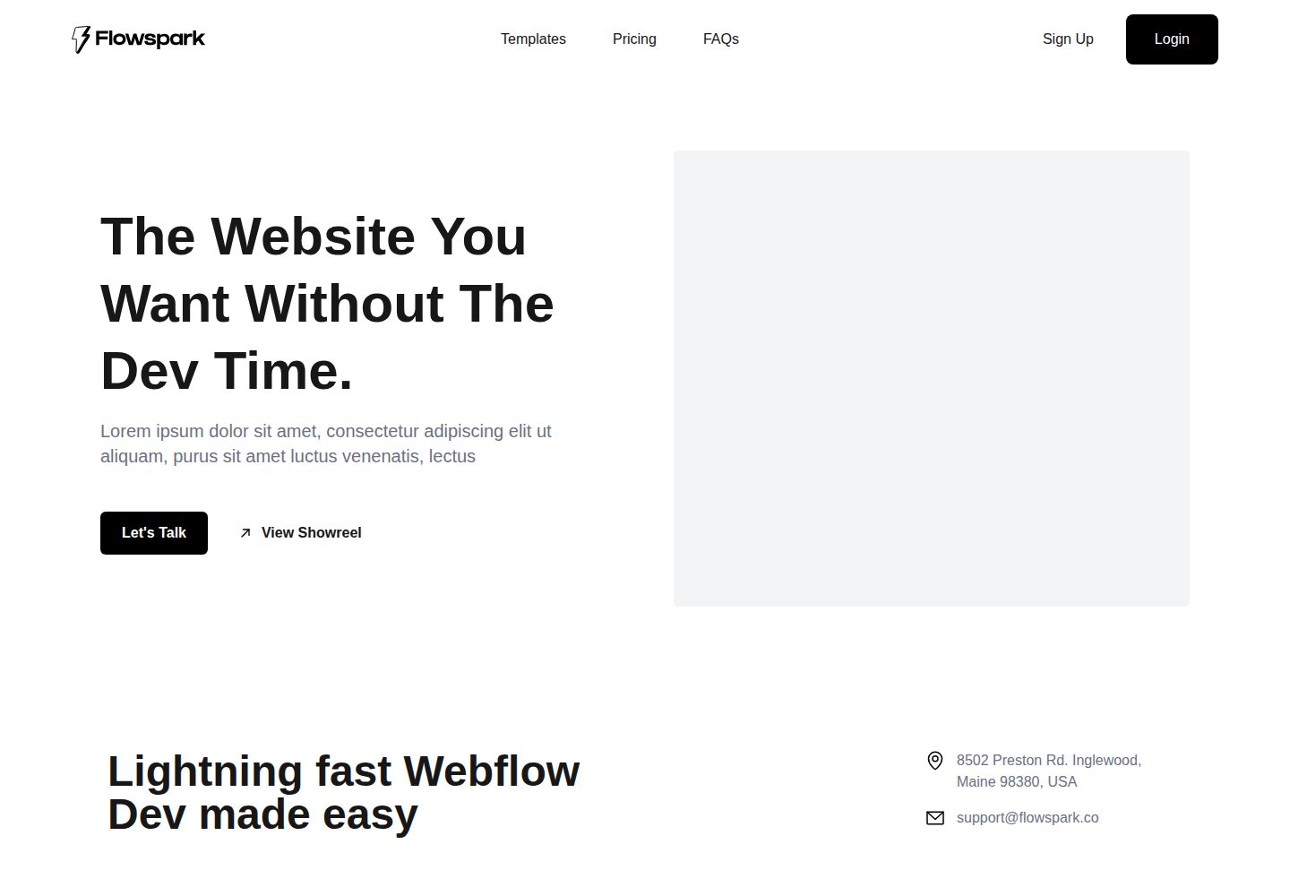template-nextjs-memberstack · Desktop homepage